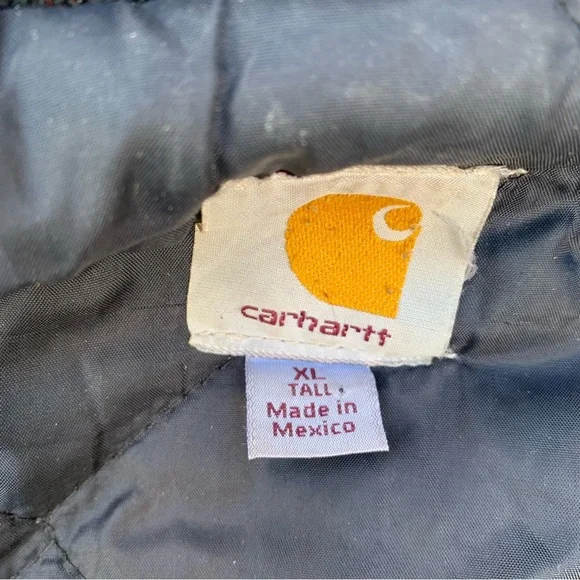 Carhartt C26 MOS Sandstone Duck Arctic Quilt Lined Traditional Workwear Coat XLT - Picture 15 of 17